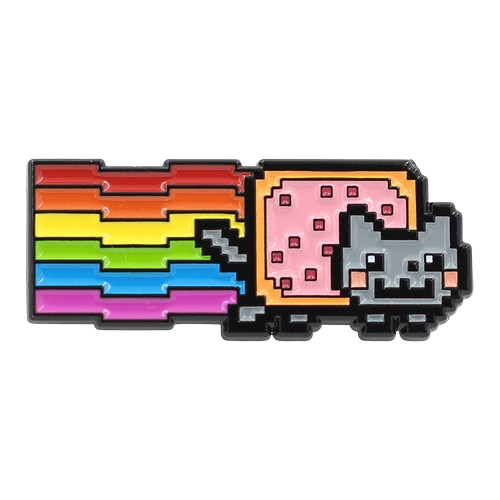 nyan cat pin